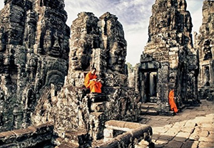 Angkor Wat. Bayon Temple.
